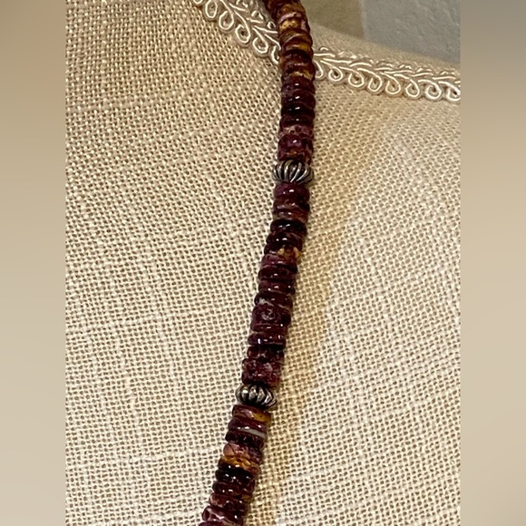 Purple Spiney Oyster Necklace - Picture 8 of 10